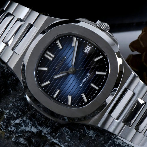 Seiko Mod Nautilus Automatic – Blue Dial – NH35
