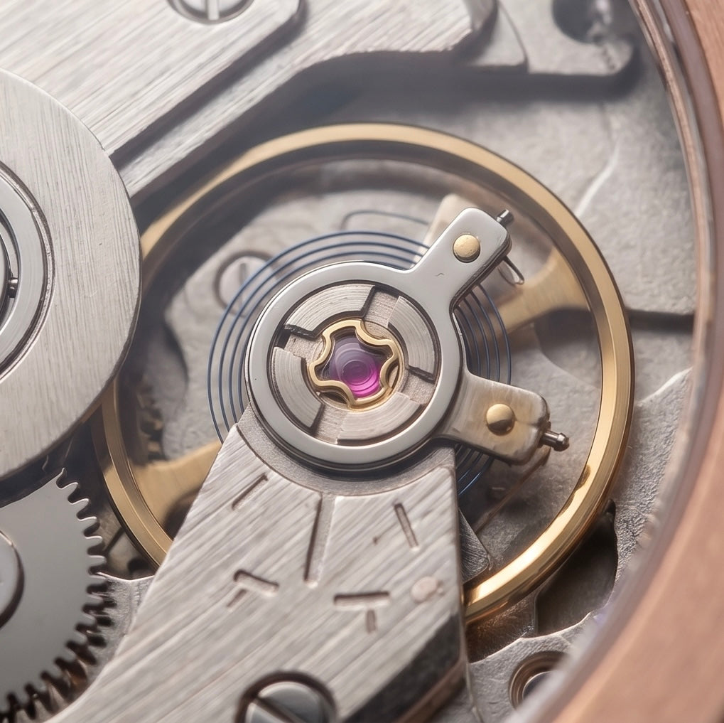 macro balancewheel jewel rose